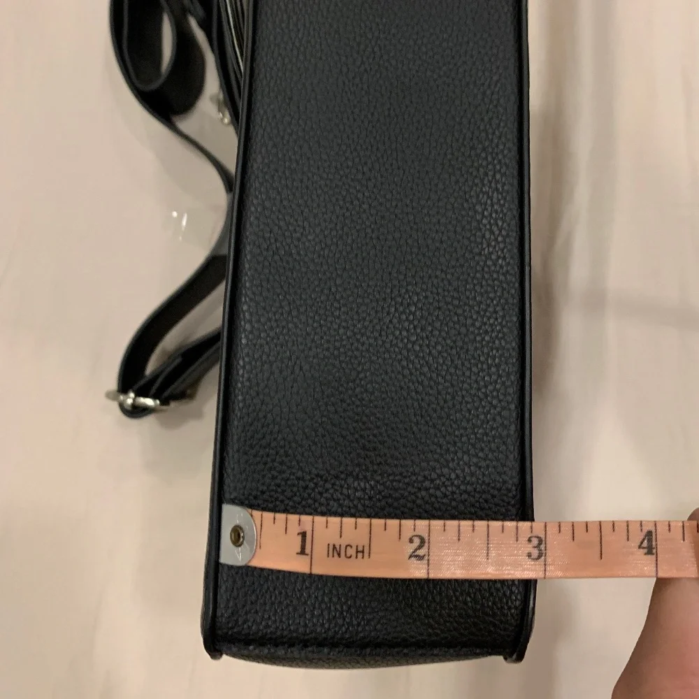 Disney Flare Crossbody Pin Bag in Black with Mickey Mouse Logo - Picture 6 of 10